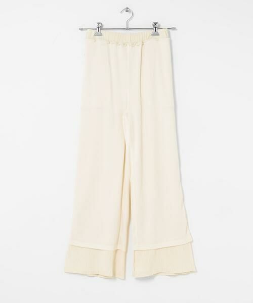Sonny Label / サニーレーベル その他パンツ | ベロアプリーツイージーカットパンツ | 詳細18