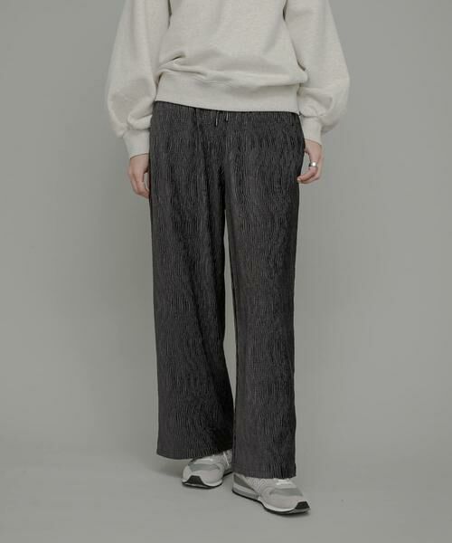 Sonny Label / サニーレーベル その他パンツ | ベロアプリーツイージーカットパンツ | 詳細21
