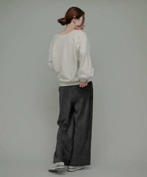 Sonny Label / サニーレーベル その他パンツ | ベロアプリーツイージーカットパンツ | 詳細26