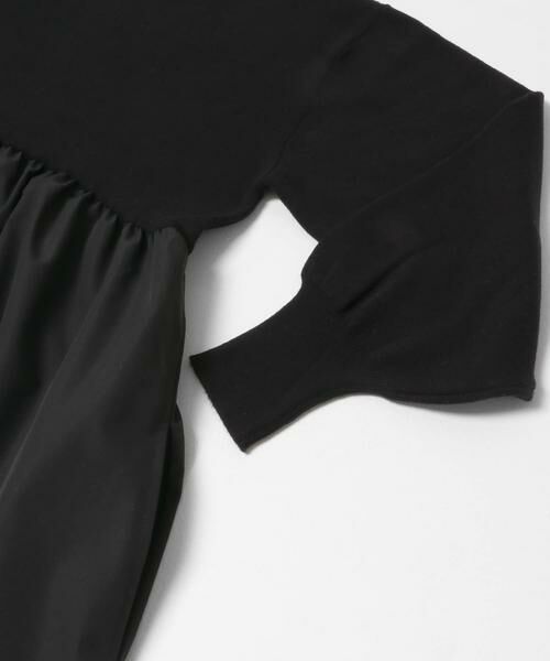 Sonny Label / サニーレーベル ワンピース | モックネックドッキングニットワンピース | 詳細22