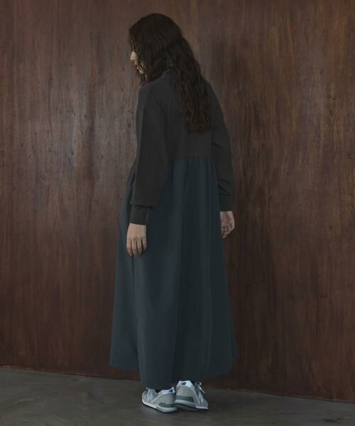 Sonny Label / サニーレーベル ワンピース | モックネックドッキングニットワンピース | 詳細29