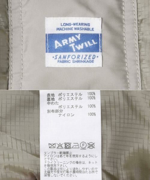 Sonny Label / サニーレーベル ダウンジャケット・ベスト | ARMY TWILL　Pe Weather Padding Jacket | 詳細30