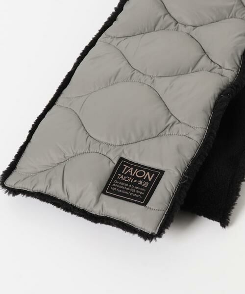 Sonny Label / サニーレーベル マフラー・ショール・スヌード・ストール | TAION　REVERSIBLE DOWN SCARF | 詳細3