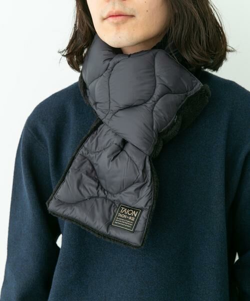 Sonny Label / サニーレーベル マフラー・ショール・スヌード・ストール | TAION　REVERSIBLE DOWN SCARF | 詳細7