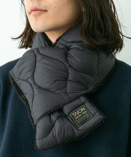 Sonny Label / サニーレーベル マフラー・ショール・スヌード・ストール | TAION　REVERSIBLE DOWN SCARF | 詳細8