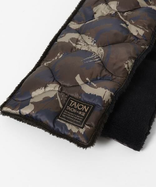 Sonny Label / サニーレーベル マフラー・ショール・スヌード・ストール | TAION　REVERSIBLE DOWN SCARF | 詳細17