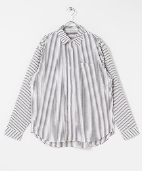 Sonny Label / サニーレーベル シャツ・ブラウス | ストライプレギュラーカラーシャツ | 詳細6