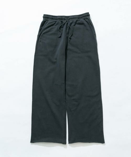 Sonny Label / サニーレーベル その他パンツ | スウェットワイドイージーパンツ（チャコールグレー）
