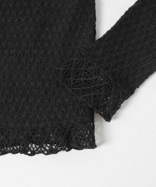 Sonny Label / サニーレーベル Tシャツ | レースシャーリングフリルカットソー | 詳細18
