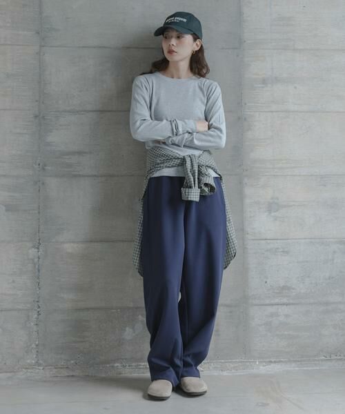 Sonny Label / サニーレーベル Tシャツ | スムースタッチテレコリブクルーネックプルオーバー | 詳細15