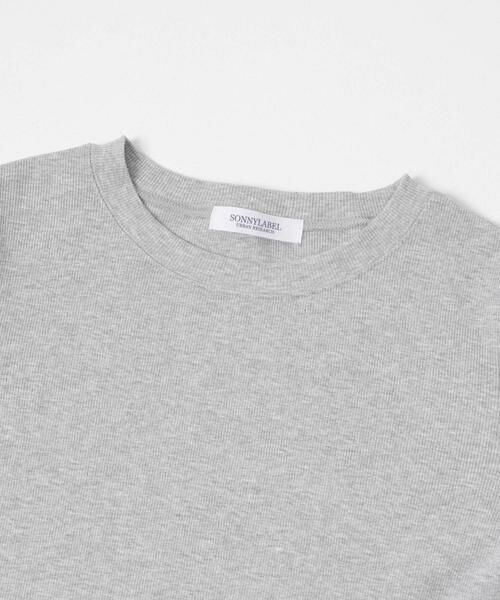 Sonny Label / サニーレーベル Tシャツ | スムースタッチテレコリブクルーネックプルオーバー | 詳細18