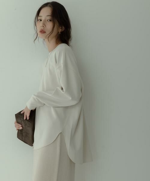 Sonny Label / サニーレーベル Tシャツ | カットジョーゼットプルオーバー（グレー系その他）