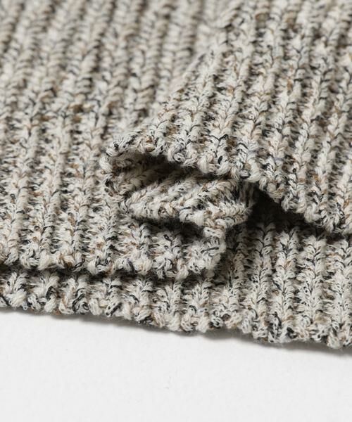 Sonny Label / サニーレーベル ベスト | メランジテープヤーンUネックニットベスト | 詳細11