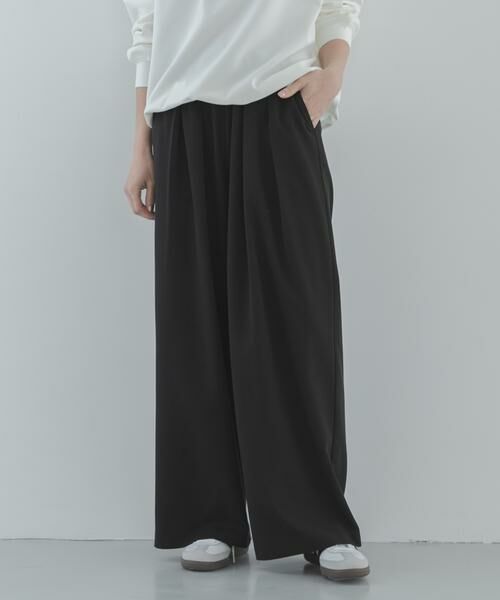 Sonny Label / サニーレーベル その他パンツ | ダブルタックワイドイージーパンツ | 詳細1