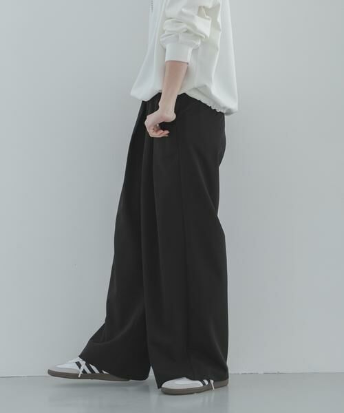 Sonny Label / サニーレーベル その他パンツ | ダブルタックワイドイージーパンツ | 詳細2