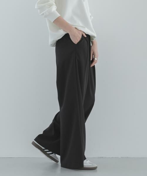 Sonny Label / サニーレーベル その他パンツ | ダブルタックワイドイージーパンツ | 詳細3