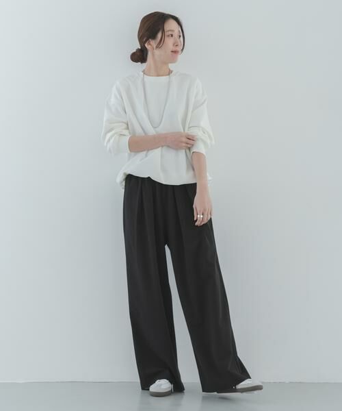 Sonny Label / サニーレーベル その他パンツ | ダブルタックワイドイージーパンツ | 詳細5