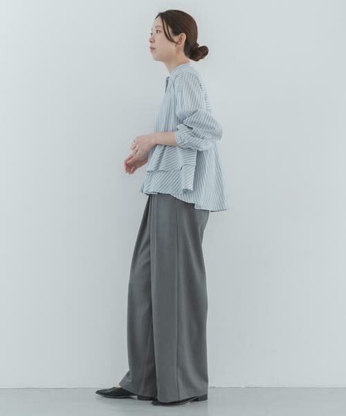 Sonny Label / サニーレーベル その他パンツ | ダブルタックワイドイージーパンツ | 詳細19