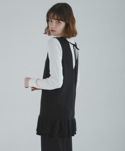 Sonny Label / サニーレーベル ニット・セーター | フリルチュニックベスト パンツSET | 詳細3