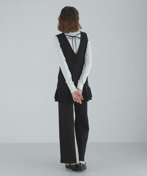 Sonny Label / サニーレーベル ニット・セーター | フリルチュニックベスト パンツSET | 詳細7