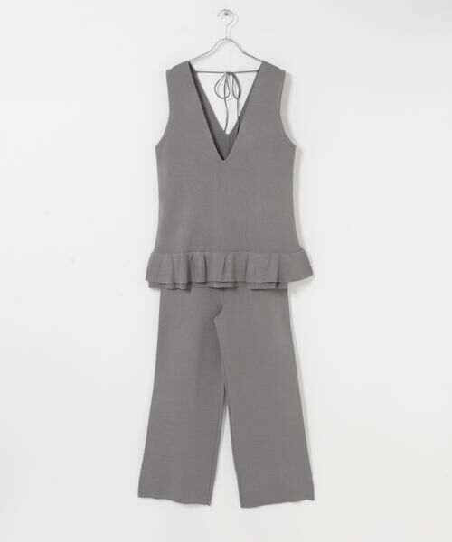 Sonny Label / サニーレーベル ニット・セーター | フリルチュニックベスト パンツSET | 詳細15