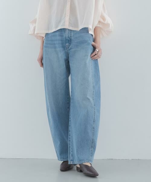 Sonny Label / サニーレーベル デニムパンツ | シームデザインバレルデニム | 詳細11