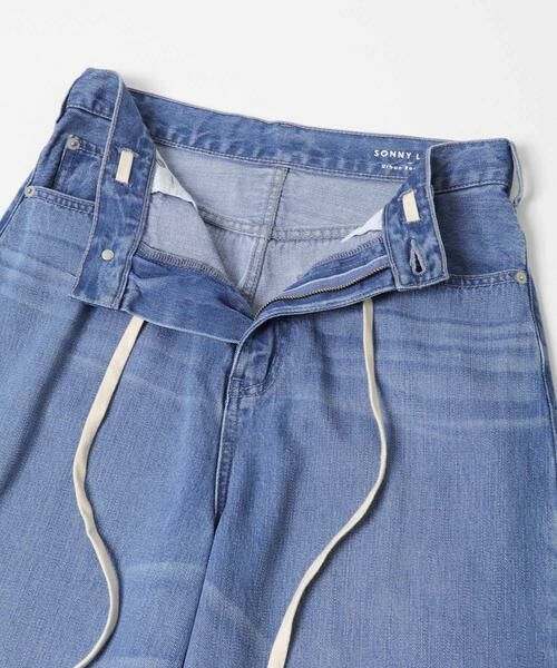 Sonny Label / サニーレーベル デニムパンツ | リヨセルコットンドロストワイドデニム | 詳細12