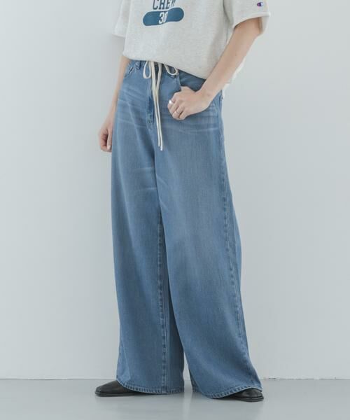 Sonny Label / サニーレーベル デニムパンツ | リヨセルコットンドロストワイドデニム | 詳細2