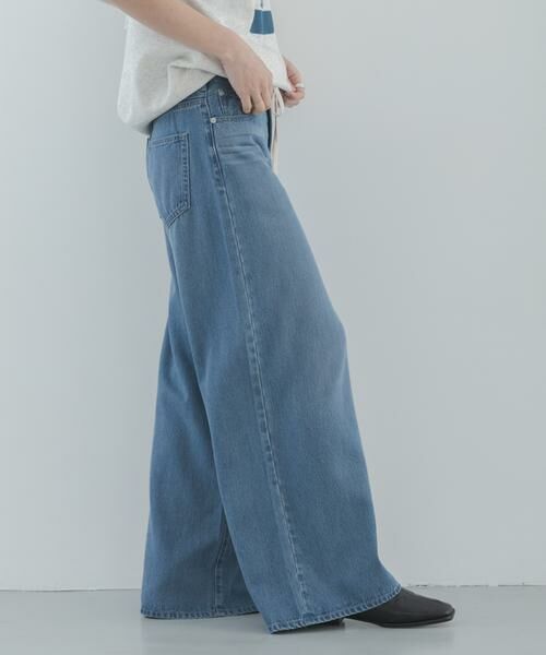 Sonny Label / サニーレーベル デニムパンツ | リヨセルコットンドロストワイドデニム | 詳細3