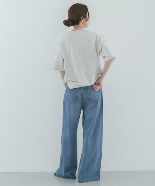 Sonny Label / サニーレーベル デニムパンツ | リヨセルコットンドロストワイドデニム | 詳細7