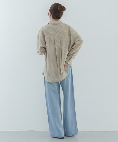 Sonny Label / サニーレーベル デニムパンツ | リヨセルコットンドロストワイドデニム | 詳細22