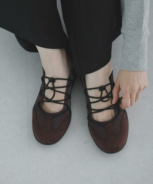 Sonny Label / サニーレーベル スニーカー | レースアップバレエスニーカー | 詳細1