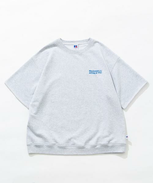 Sonny Label / サニーレーベル Tシャツ | 『別注』RUSSELL ATHLETIC×SonnyLabel　ショートスリーブスウェットTシャツ（グレー）
