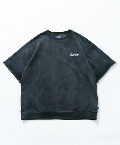 Sonny Label / サニーレーベル Tシャツ | 『別注』RUSSELL ATHLETIC×SonnyLabel　ショートスリーブスウェットTシャツ（チャコールグレー）