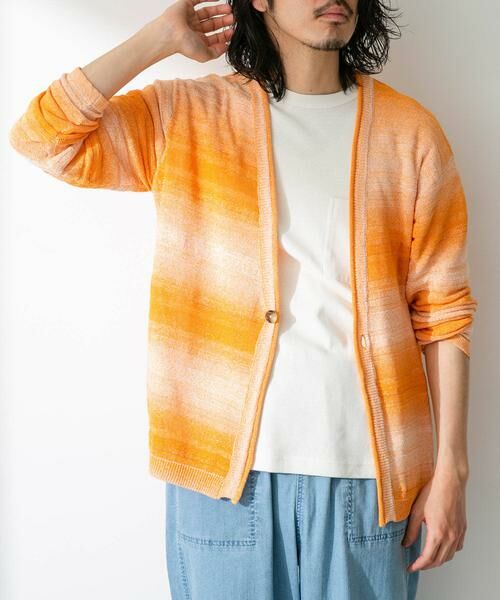 Sonny Label / サニーレーベル カーディガン・ボレロ | スペースダイライトニットカーディガン | 詳細2