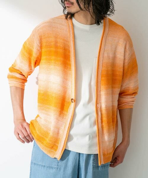 Sonny Label / サニーレーベル カーディガン・ボレロ | スペースダイライトニットカーディガン | 詳細3