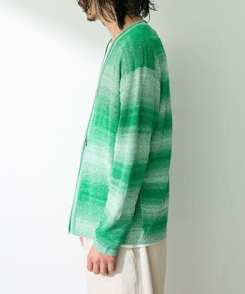 Sonny Label / サニーレーベル カーディガン・ボレロ | スペースダイライトニットカーディガン | 詳細20