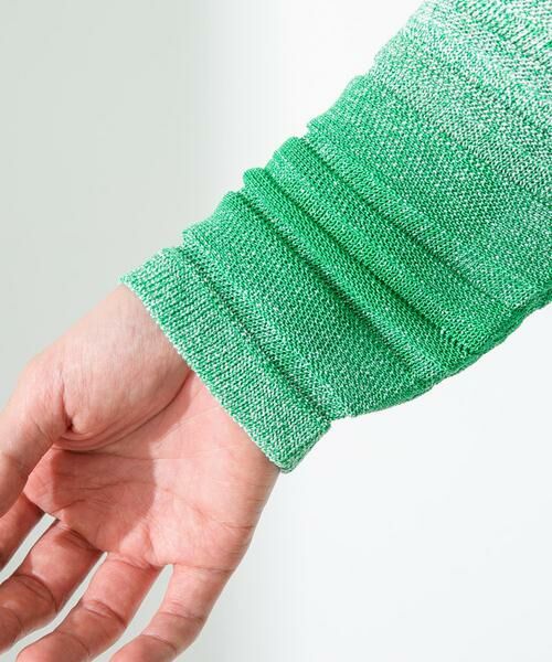 Sonny Label / サニーレーベル カーディガン・ボレロ | スペースダイライトニットカーディガン | 詳細27