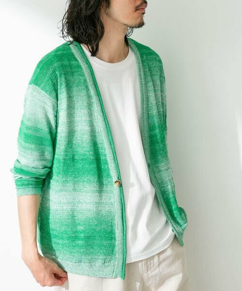 Sonny Label / サニーレーベル カーディガン・ボレロ | スペースダイライトニットカーディガン | 詳細12