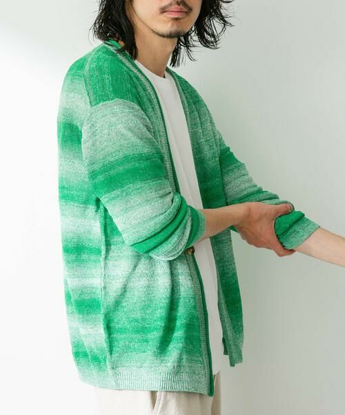 Sonny Label / サニーレーベル カーディガン・ボレロ | スペースダイライトニットカーディガン | 詳細13