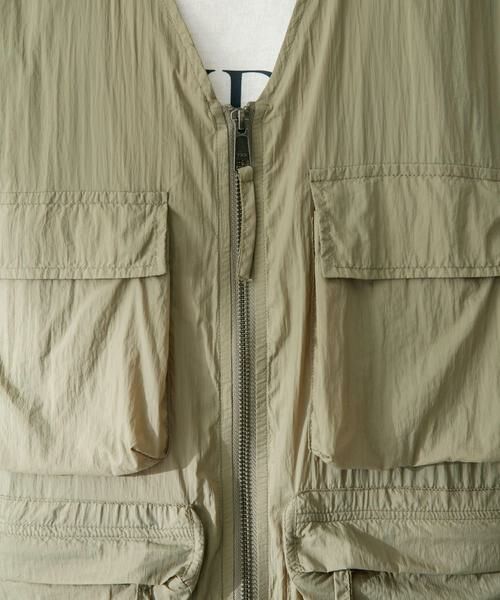 Sonny Label / サニーレーベル ベスト | ナイロンマルチポケットジップベスト | 詳細10