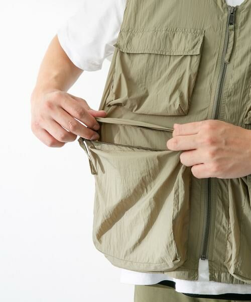 Sonny Label / サニーレーベル ベスト | ナイロンマルチポケットジップベスト | 詳細12