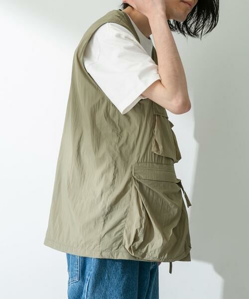 Sonny Label / サニーレーベル ベスト | ナイロンマルチポケットジップベスト | 詳細2