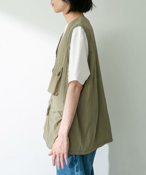 Sonny Label / サニーレーベル ベスト | ナイロンマルチポケットジップベスト | 詳細8