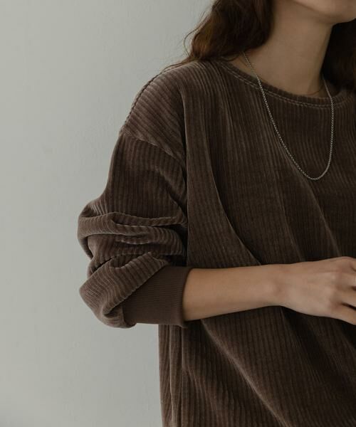 Sonny Label / サニーレーベル Tシャツ | モールコーデュロイドロストプルオーバー | 詳細1