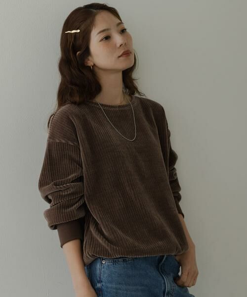 Sonny Label / サニーレーベル Tシャツ | モールコーデュロイドロストプルオーバー | 詳細2