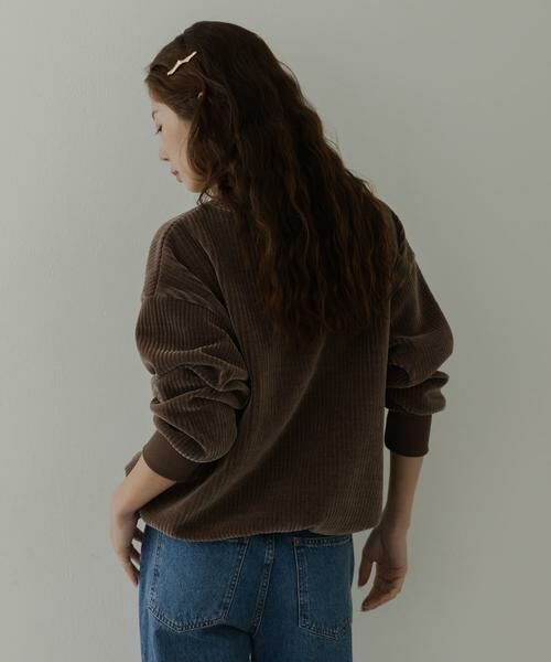 Sonny Label / サニーレーベル Tシャツ | モールコーデュロイドロストプルオーバー | 詳細5