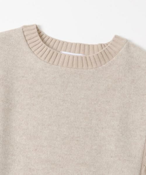 Sonny Label / サニーレーベル ニット・セーター | ケーブル切替メルトンジャージプルオーバー | 詳細30