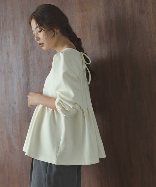 Sonny Label / サニーレーベル Tシャツ | ペプラムダンボールカットプルオーバー | 詳細4