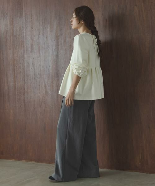 Sonny Label / サニーレーベル Tシャツ | ペプラムダンボールカットプルオーバー | 詳細6